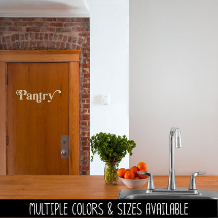 Chunky Kitchen Pantry Vinyl Decal/Sticker