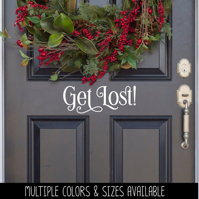 Ornamental Get Lost! Vinyl Decal/Sticker