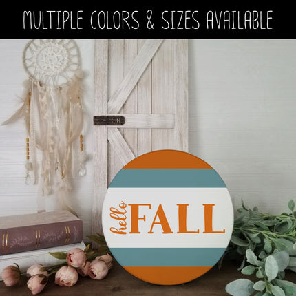 Hello Fall Vinyl Decal/Sticker