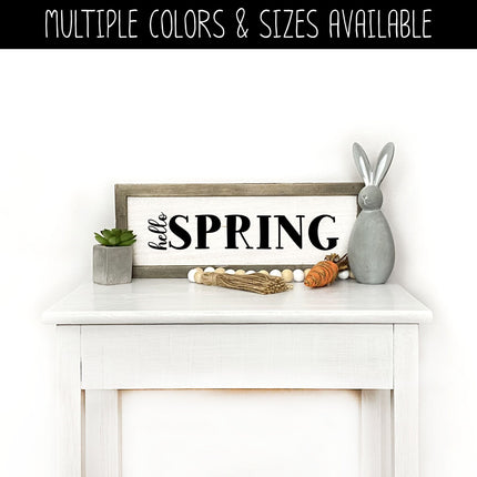 Hello Spring Vinyl Decal/Sticker