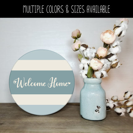 Welcome Home with Heart Vinyl Decal/Sticker