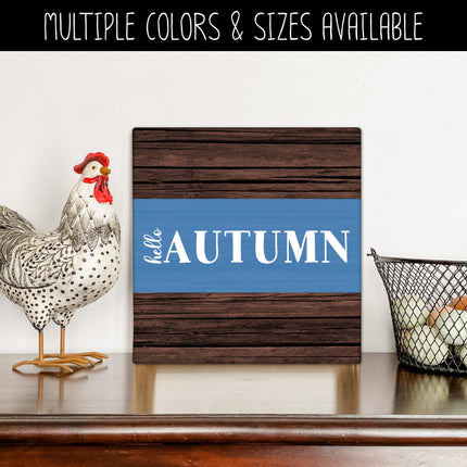 Hello Autumn Vinyl Decal/Sticker