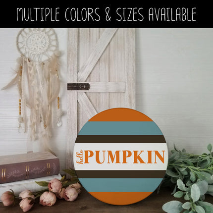 Hello Pumpkin Vinyl Decal/Sticker