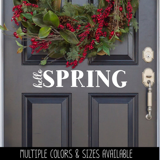 Hello Spring Vinyl Decal/Sticker