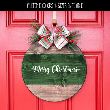 Cursive Merry Christmas Vinyl Decal/Sticker