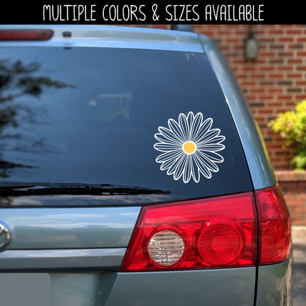 Two-Color Daisy Vinyl Decal/Sticker