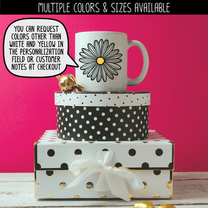 Two-Color Daisy Vinyl Decal/Sticker