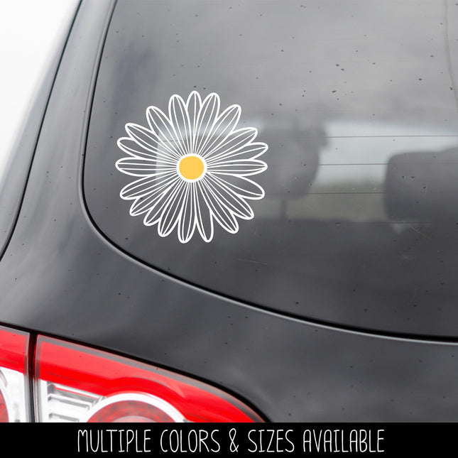 Two-Color Daisy Vinyl Decal/Sticker