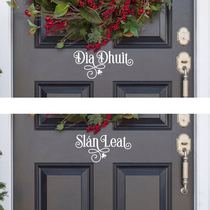 Slan Leat Irish Goodbye Vinyl Decal/Sticker