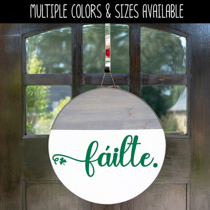 Failte Irish Welcome Cursive Vinyl Decal/Sticker