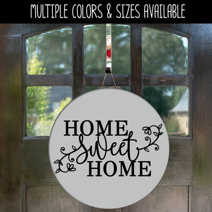Floral Home Sweet Home Vinyl Decal/Sticker