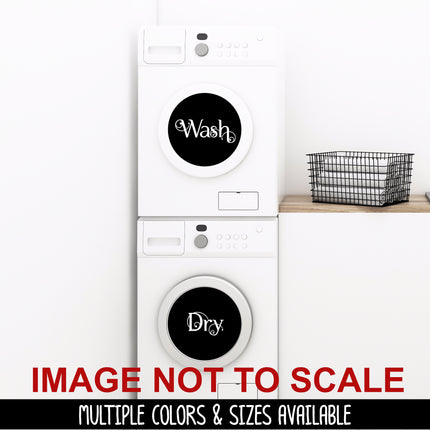 Scrolling Wash and Dry Vinyl Decal/Sticker Set