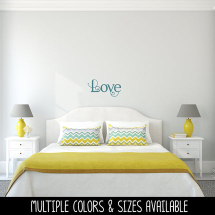 Scrolling Love Vinyl Decal/Sticker