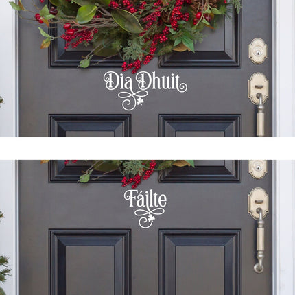 Dia Dhuit Irish Hello Vinyl Decal/Sticker