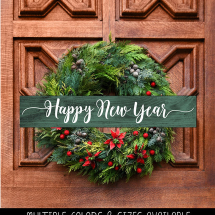 Cursive Happy New Year Vinyl Decal/Sticker