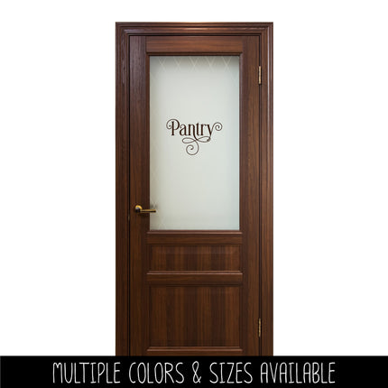 Ornamental Pantry Vinyl Decal/Sticker