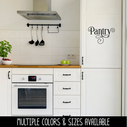 Ornamental Pantry Vinyl Decal/Sticker