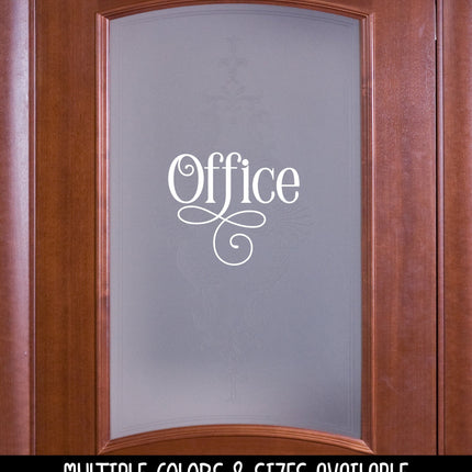Ornamental Office Vinyl Decal/Sticker