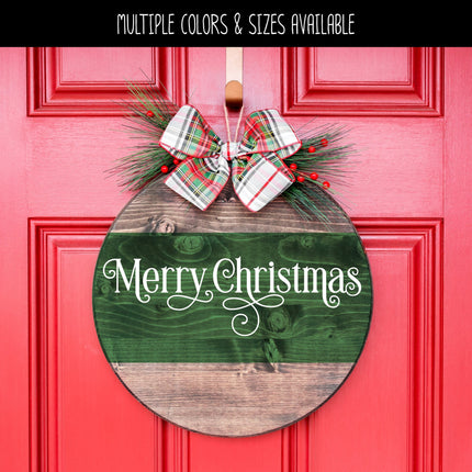 Ornamental Merry Christmas Vinyl Decal/Sticker