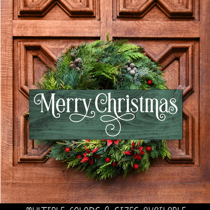 Ornamental Merry Christmas Vinyl Decal/Sticker