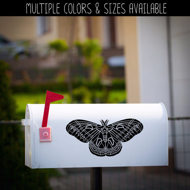 Ornate Moth Vinyl Decal/Sticker