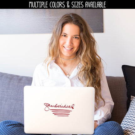 Charles Dickens Signature Vinyl Decal/Sticker