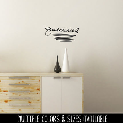 Charles Dickens Signature Vinyl Decal/Sticker