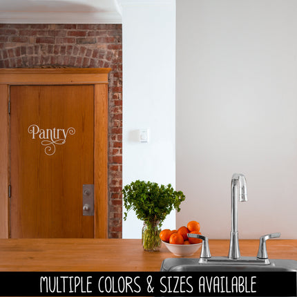 Ornamental Pantry Vinyl Decal/Sticker