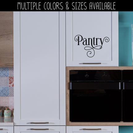 Ornamental Pantry Vinyl Decal/Sticker