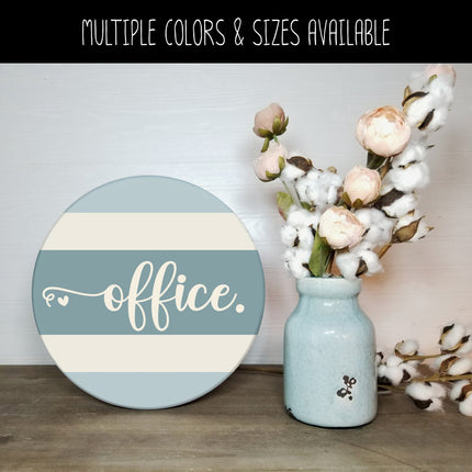 Office with Hearts Vinyl Decal/Sticker