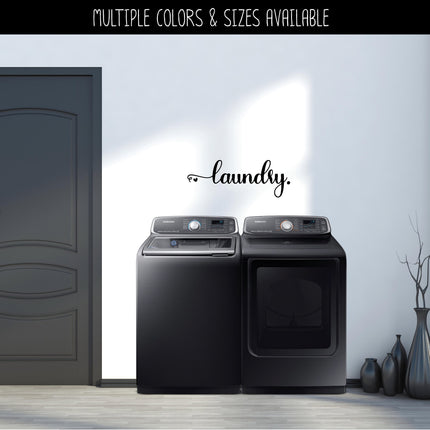 Laundry with HeartsVinyl Decal/Sticker
