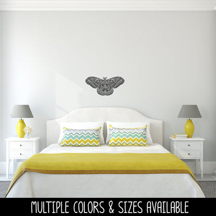 Ornate Moth Vinyl Decal/Sticker