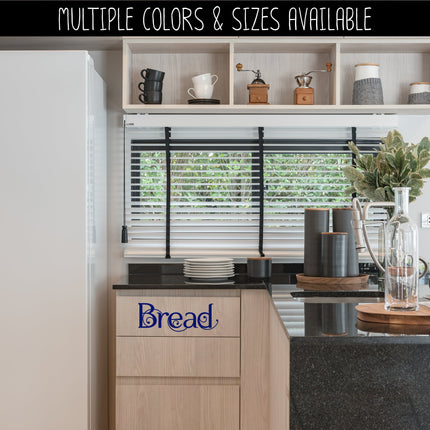 Scrolling Bread Vinyl Decal/Sticker