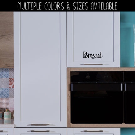 Scrolling Bread Vinyl Decal/Sticker