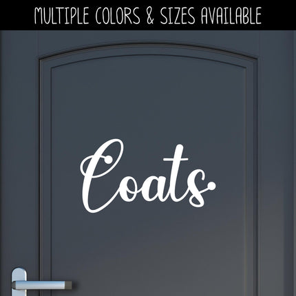 Coats Vinyl Decal/Sticker
