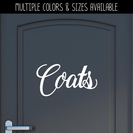 Coats Vinyl Decal/Sticker