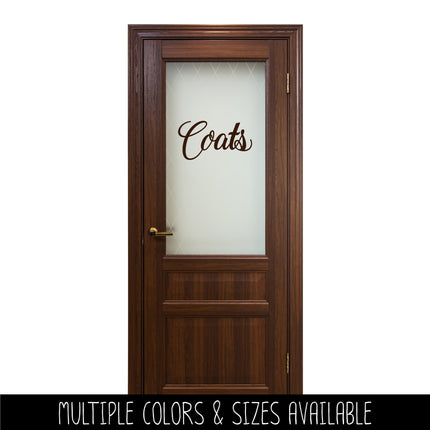 Coats Vinyl Decal/Sticker