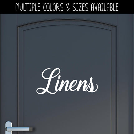 Linens Vinyl Decal/Sticker
