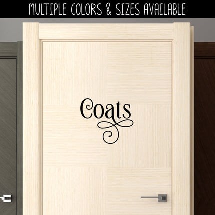 Coats Vinyl Decal/Sticker