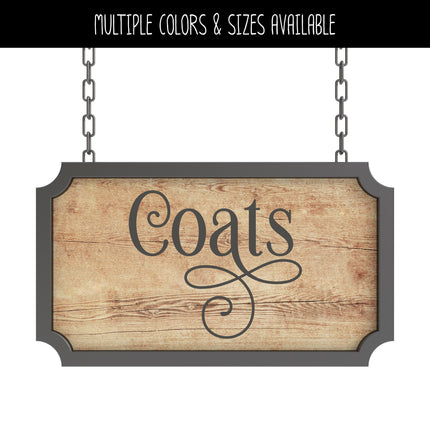 Coats Vinyl Decal/Sticker