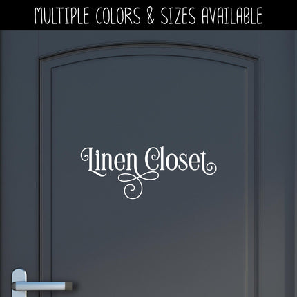 Linen Closet Vinyl Decal/Sticker