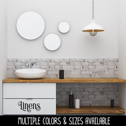 Ornamental Linens Vinyl Decal/Sticker