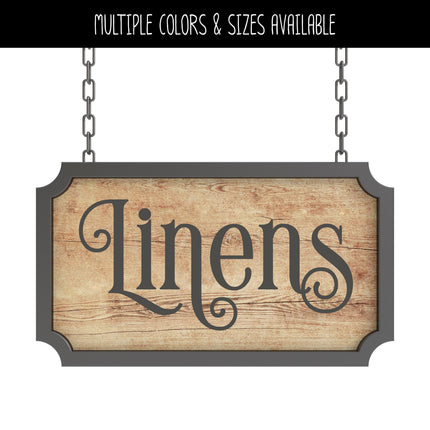 Ornamental Linens Vinyl Decal/Sticker