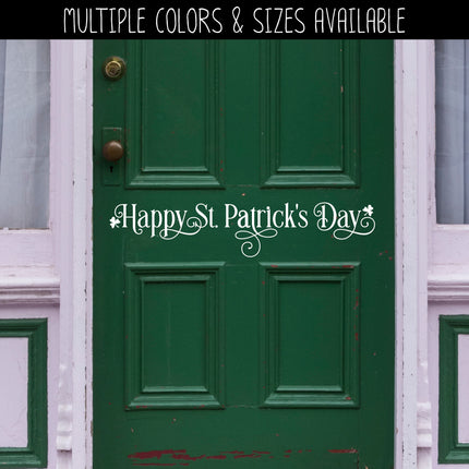 Happy St. Patrick's Day Vinyl Decal/Sticker
