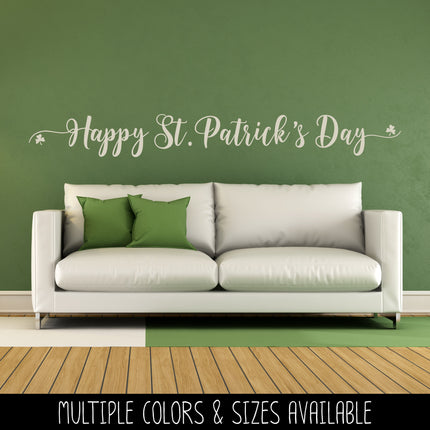 Happy St. Patrick's Day Vinyl Decal/Sticker