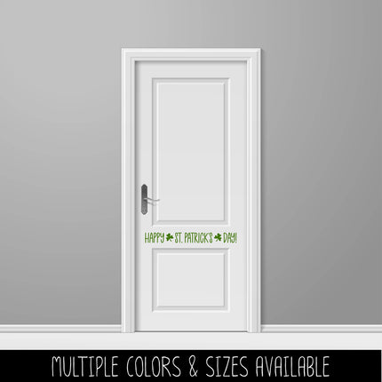 Happy St. Patrick's Day Vinyl Decal/Sticker