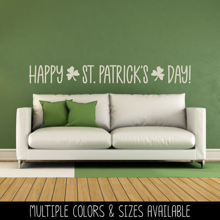 Happy St. Patrick's Day Vinyl Decal/Sticker
