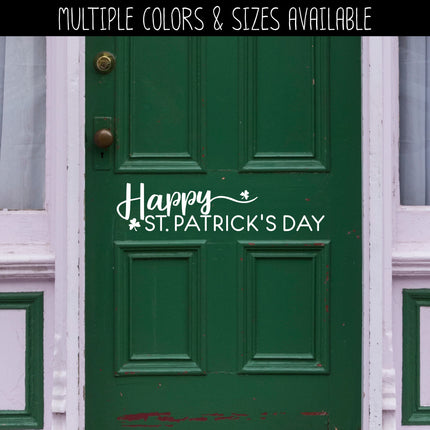 Happy St. Patrick's Day Vinyl Decal/Sticker