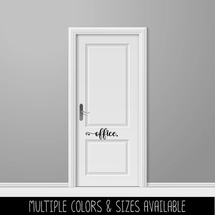 Office with Hearts Vinyl Decal/Sticker