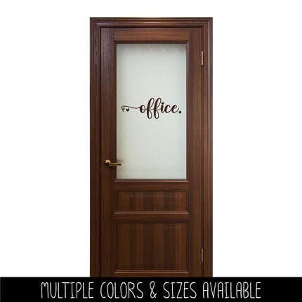 Office with Hearts Vinyl Decal/Sticker